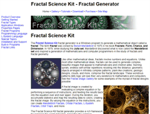 Tablet Screenshot of fractalsciencekit.com